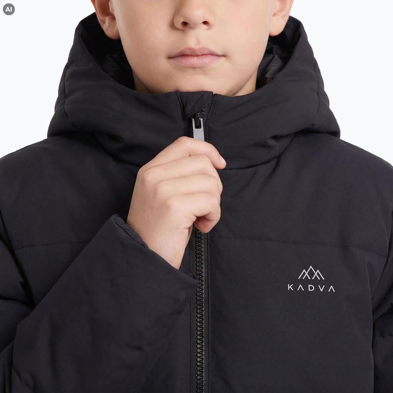 Kinderwattierter Mantel KADVA Ravi ECO schwarz 4