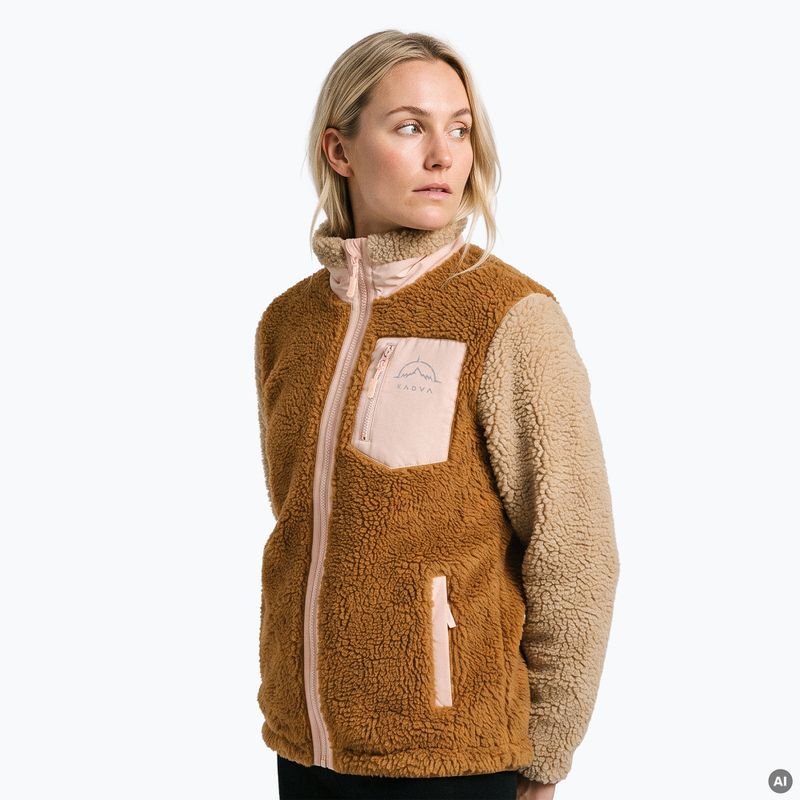 Damen Fleecejacke KADVA Rodvik WMNS beige