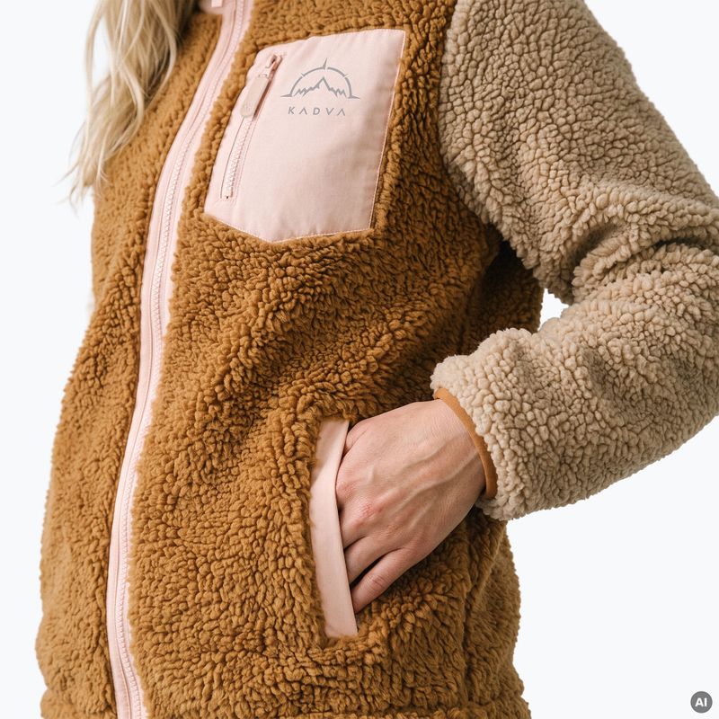Damen Fleecejacke KADVA Rodvik WMNS beige 7