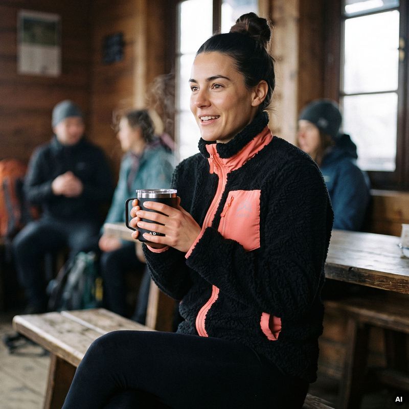 Damen Fleecejacke KADVA Rodvik WMNS Schwarz 10