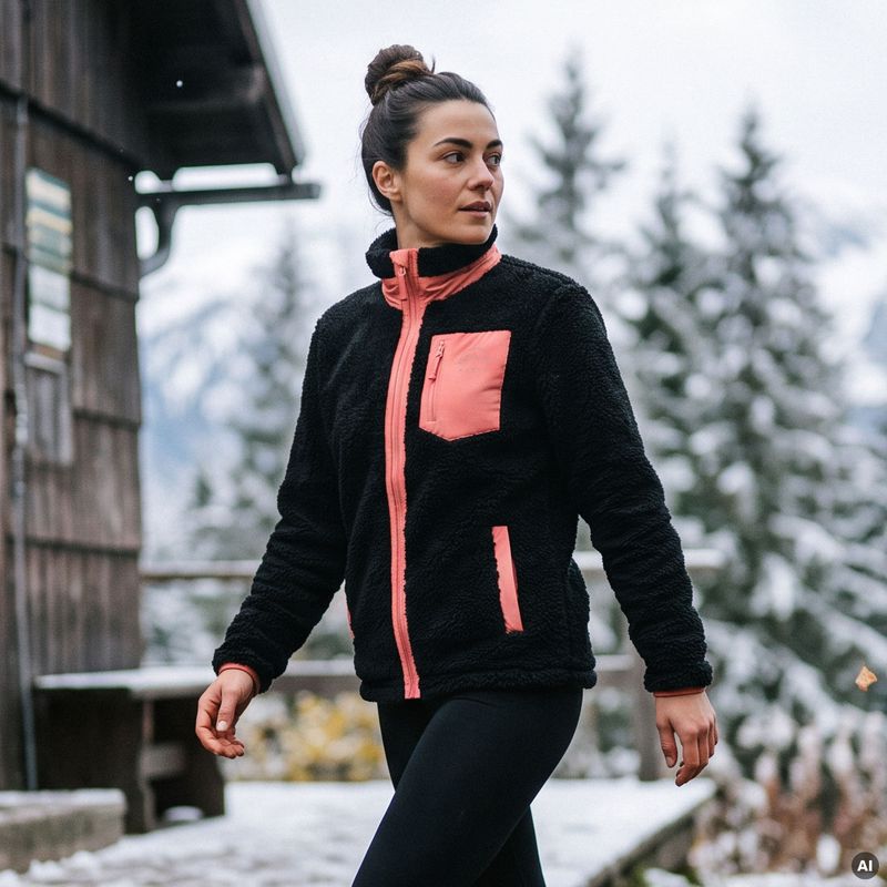 Damen Fleecejacke KADVA Rodvik WMNS Schwarz 11