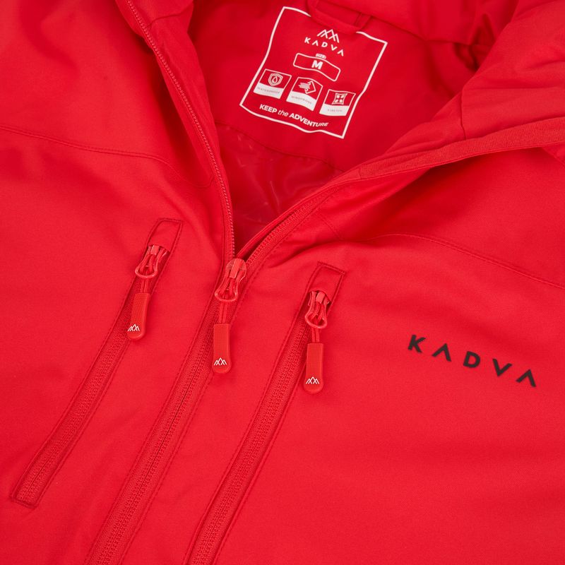 Herren-Skijacke KADVA Edge X Jacket Rot 4