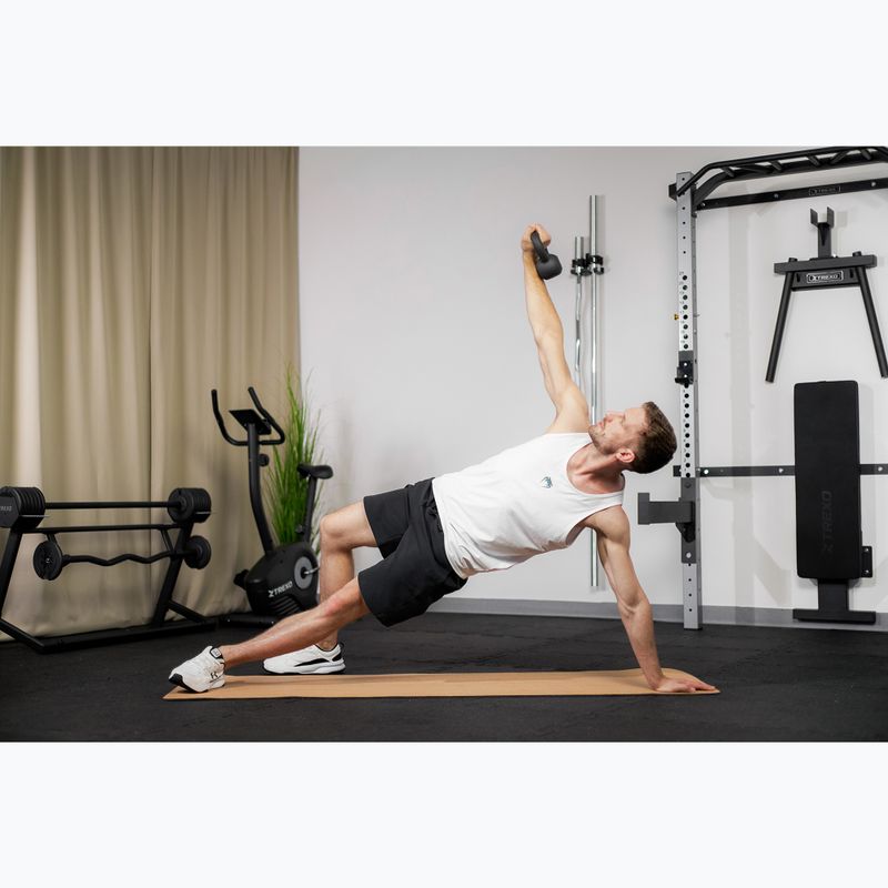 Gusseisen Kettlebell XTREXO 4kg schwarz 6