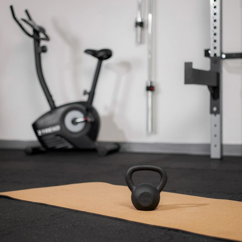 Gusseisen Kettlebell TREXO 6kg schwarz 6