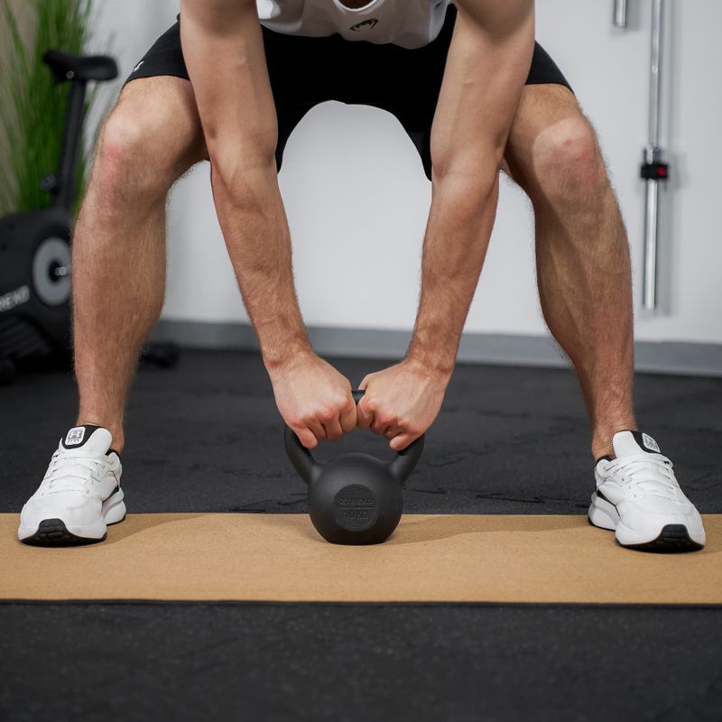 Gusseisen Kettlebell XTREXO 10kg schwarz 5