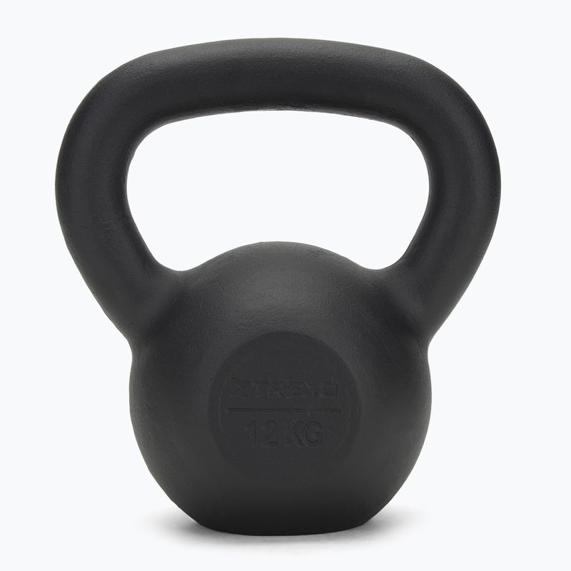 Gusseisen Kettlebell XTREXO 12kg schwarz 3