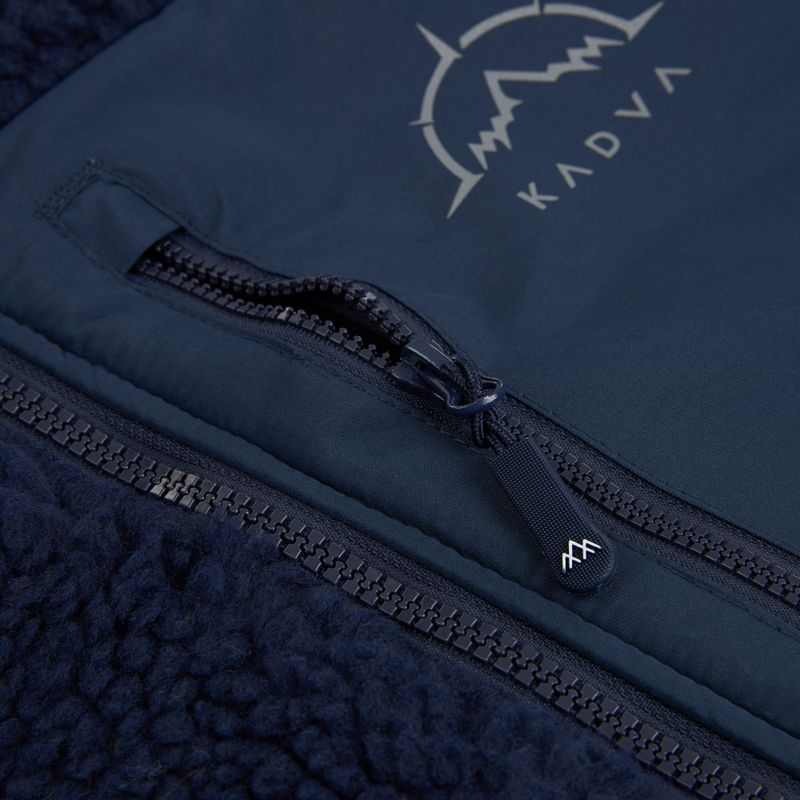 Herren-Fleecejacke KADVA Rodvik in Marineblau 15