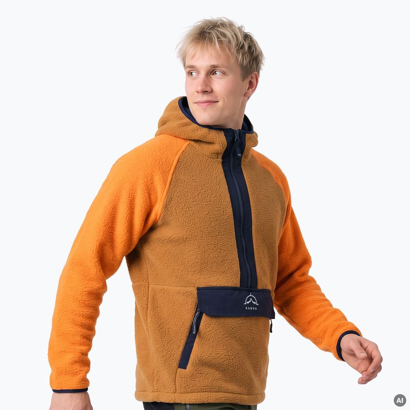Herren-Fleecejacke KADVA RODIA braun 5