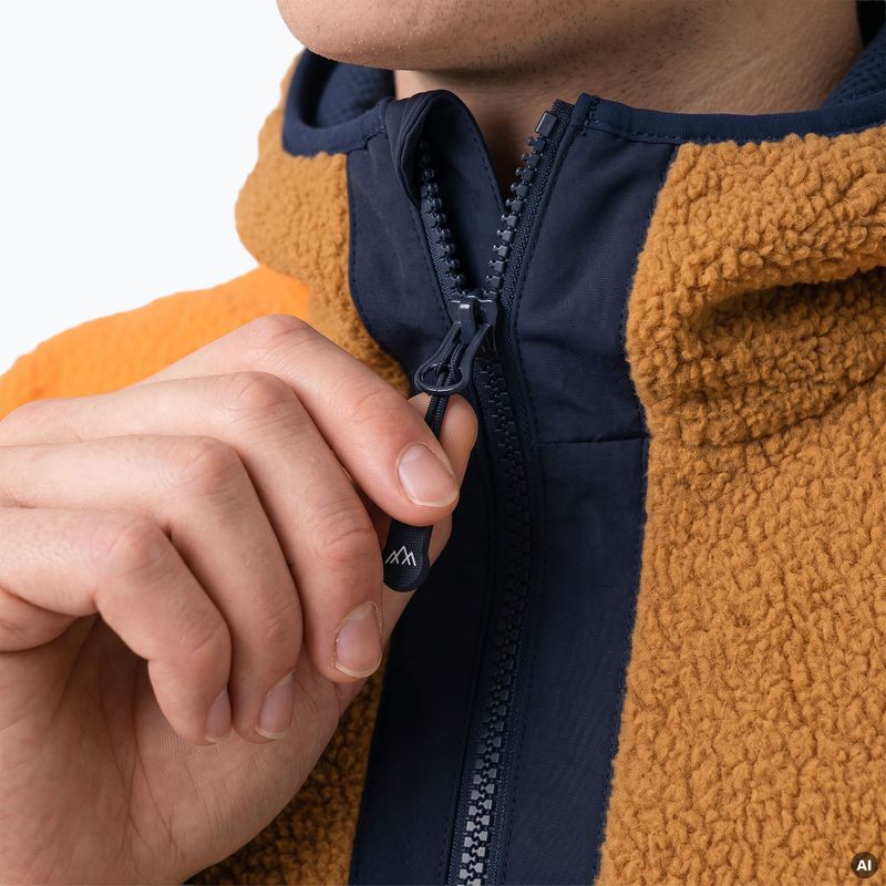 Herren-Fleecejacke KADVA RODIA braun 6