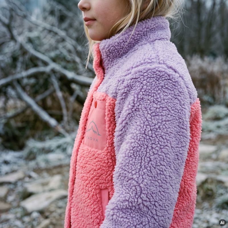 Kinder-Fleecejacke KADVA RODVIK KDG rosa 12