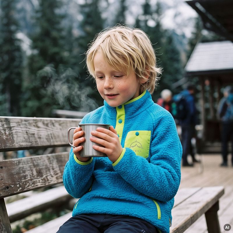 Kinder-Fleecejacke KADVA RODIA KDB Blau 10