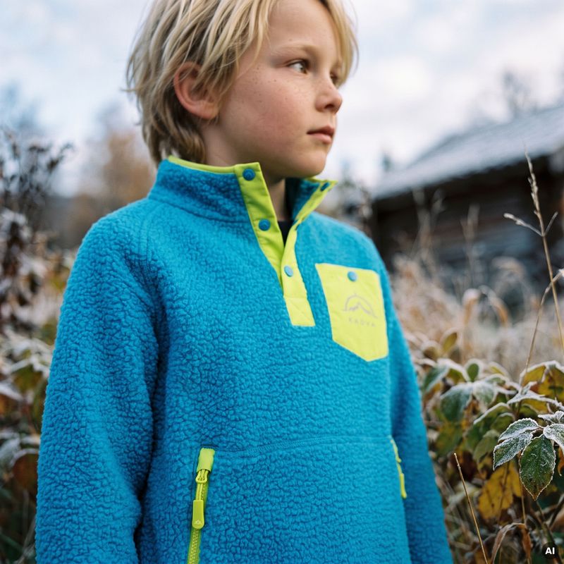Kinder-Fleecejacke KADVA RODIA KDB Blau 12