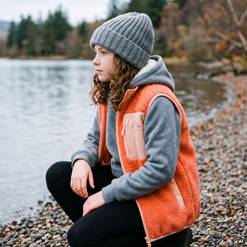 Kinderweste KADVA RODVIK VEST orange 10