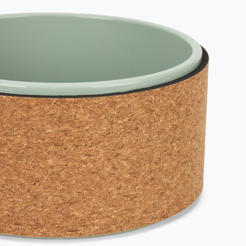 Yoga-Rad XTREXO Flowheel 26 cm aus Kork olive 4