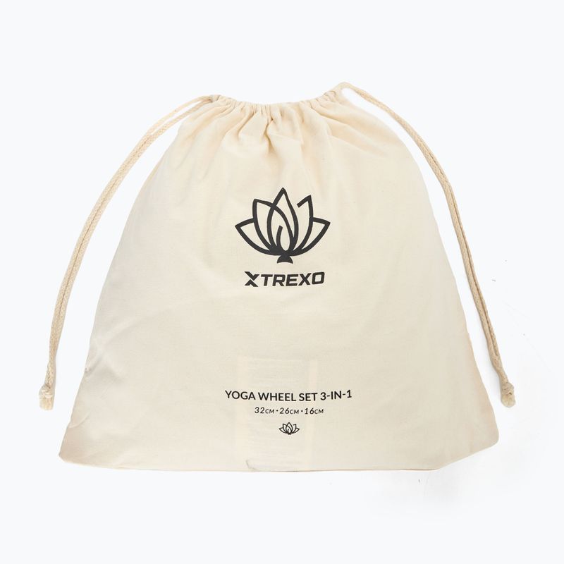 3-in-1-Yoga-Reifen-Set XTREXO Flowheel olive 9