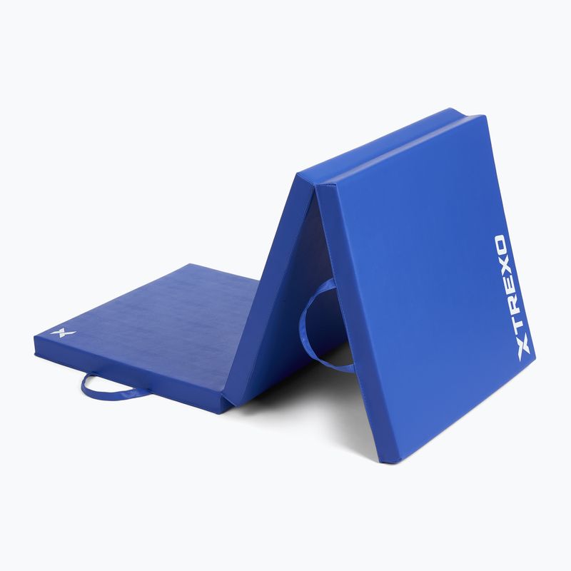 XTREXO Faltbare Gymnastikmatratze 180 x 60 x 5 cm blau