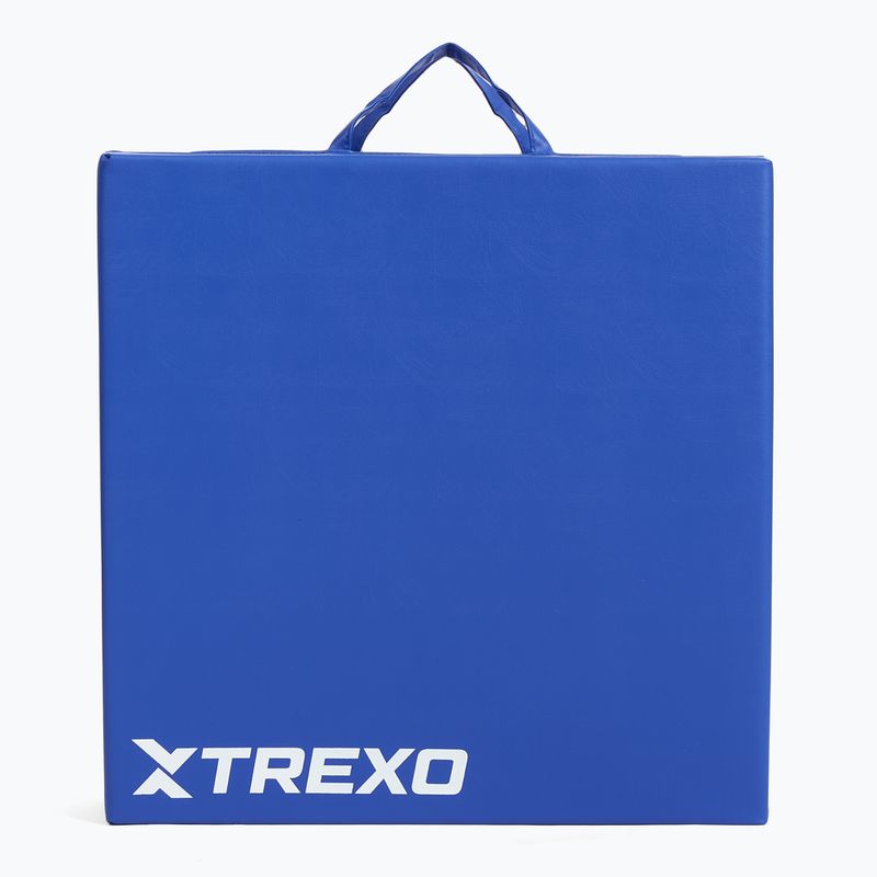 TREXO Faltbare Gymnastikmatratze 180 x 60 x 5 cm blau 5