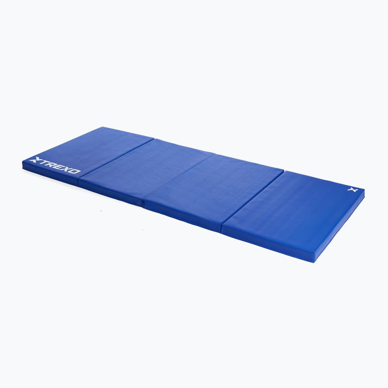 XTREXO Faltbare Gymnastikmatratze 195 x 80 x 5 cm blau 3