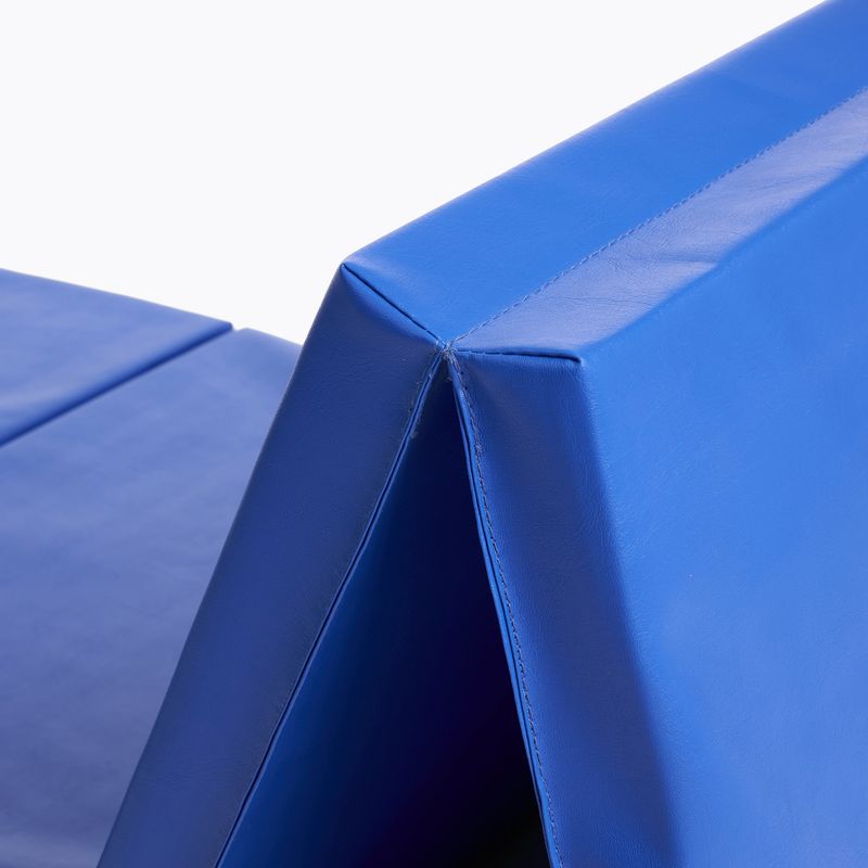 TREXO Faltbare Gymnastikmatratze 195 x 80 x 5 cm blau 8