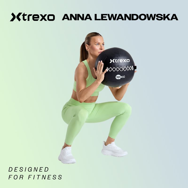 XTREXO Wall Ball 15 kg schwarz 2