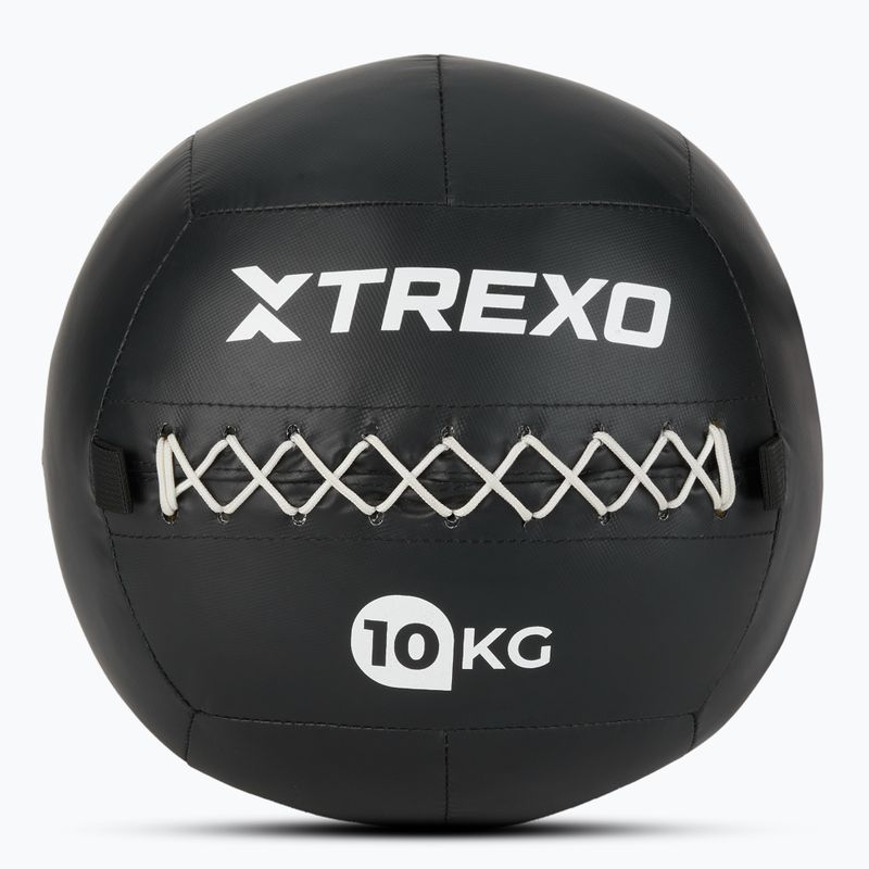 Medizinball TREXO Wall Ball 12 kg schwarz