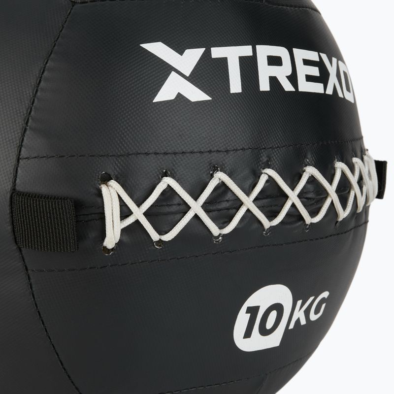 Medizinball TREXO Wall Ball 12 kg schwarz 3