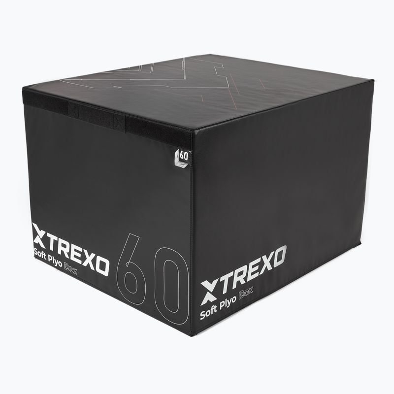 Klappbare Plyometriekiste TREXO 60 cm schwarz