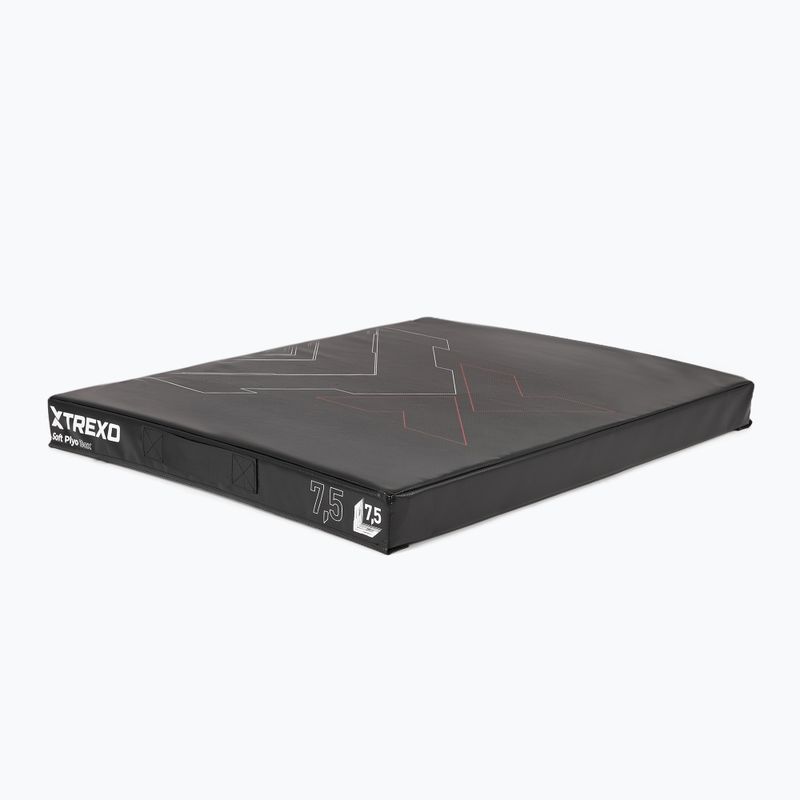 Klappbare Plyometriekiste TREXO 7,5 cm schwarz
