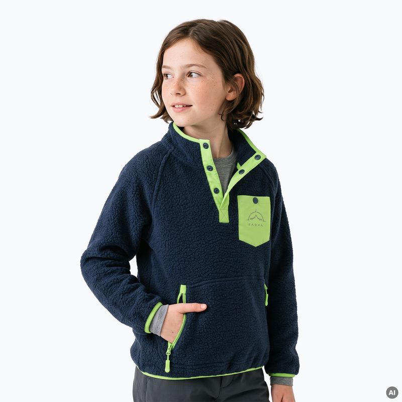 Kinder-Fleecejacke KADVA RODIA JR blau