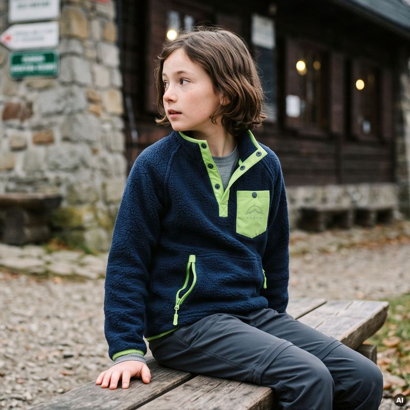 Kinder-Fleecejacke KADVA RODIA JR blau 10