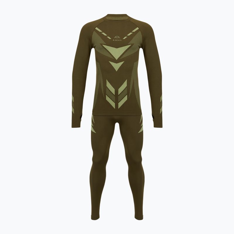 Herren-Funktionsunterwäsche-Set KADVA Alpinestep Thermo SH Light Plus Set Green