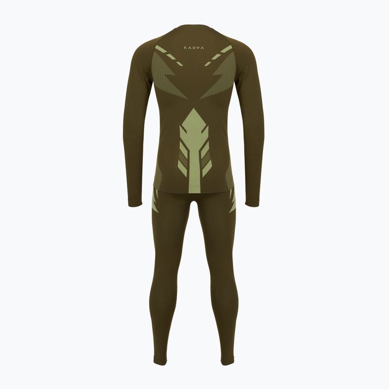 Herren-Funktionsunterwäsche-Set KADVA Alpinestep Thermo SH Light Plus Set Green 2
