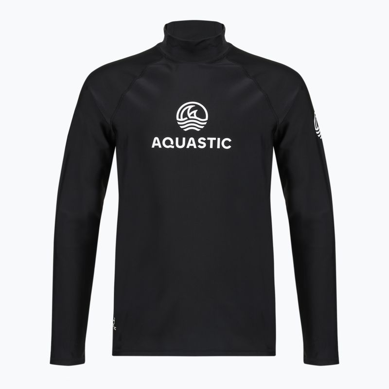 Langarmshirt zum Schwimmen Aquastic RIMOS LS UV 50+ UPF schwarz 5