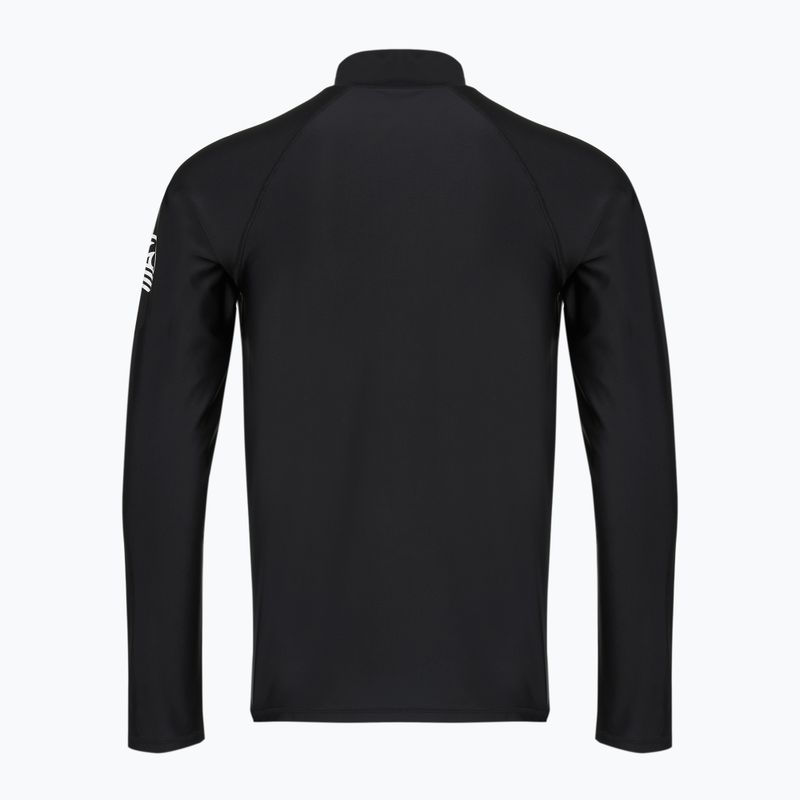Langarmshirt zum Schwimmen Aquastic RIMOS LS UV 50+ UPF schwarz 6