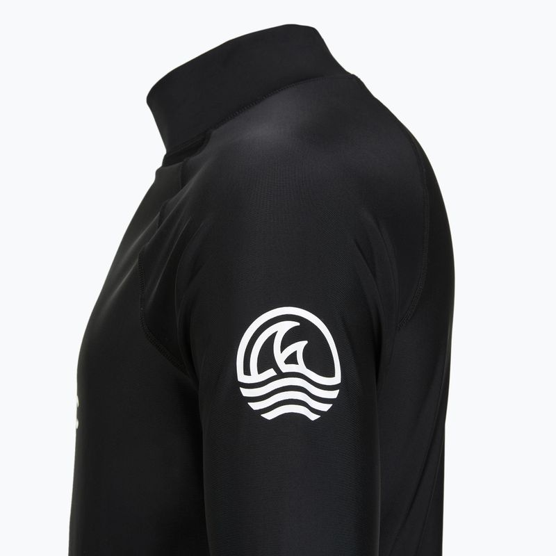Langarmshirt zum Schwimmen Aquastic RIMOS LS UV 50+ UPF schwarz 10
