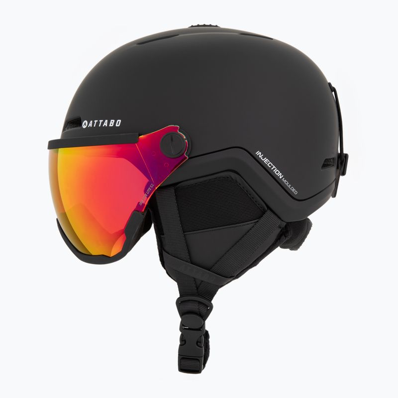 Kinder-Skihelm ATTABO Avens 2.0 Jr Visier schwarz 3