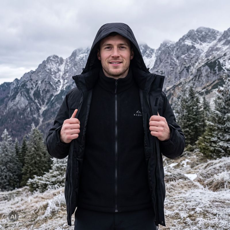 3-in-1 Herrenjacke KADVA TraiLine WP schwarz 6