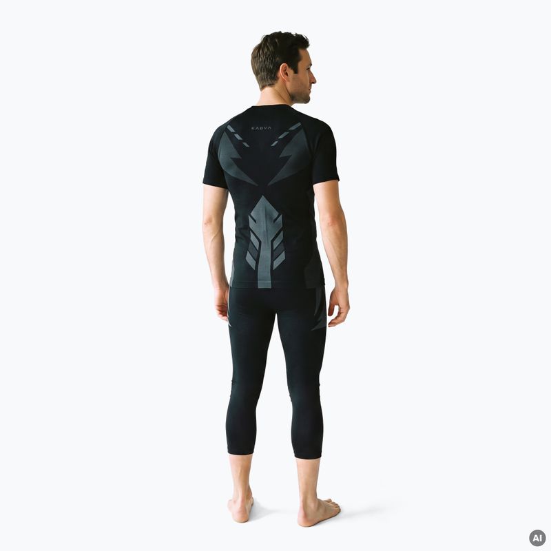 Herren-Funktionsunterwäsche-Set KADVA Alpinestep Thermo SH Light Plus Set Black 2