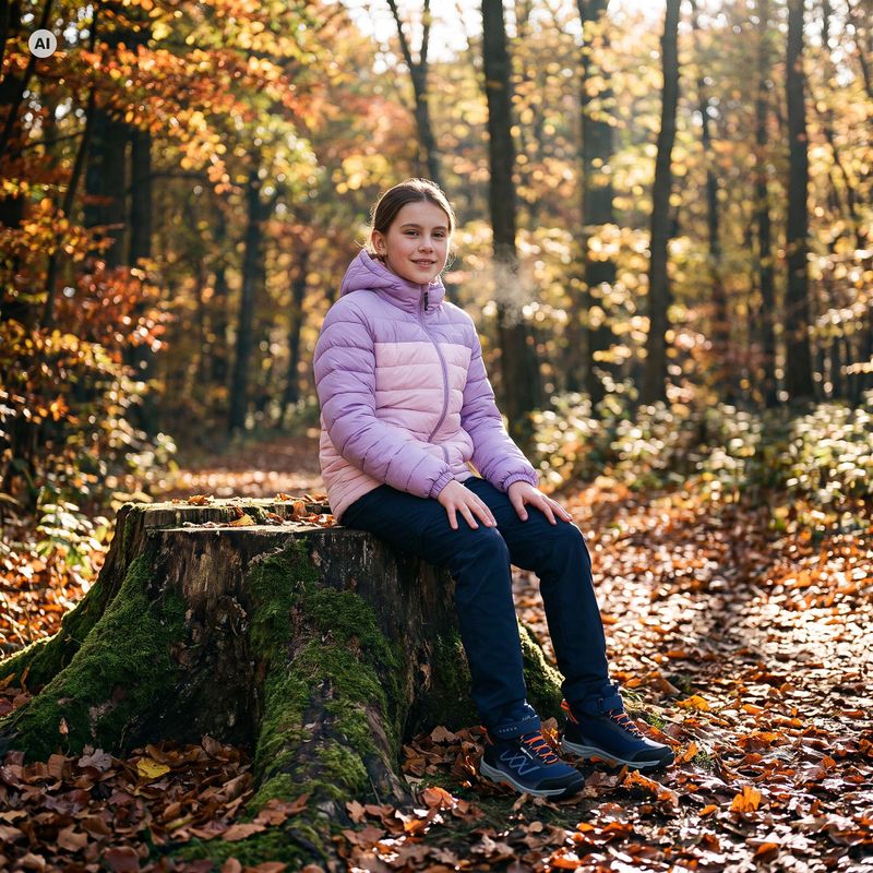 Kinderwattierte Jacke KADVA Snoway JRG lila 5