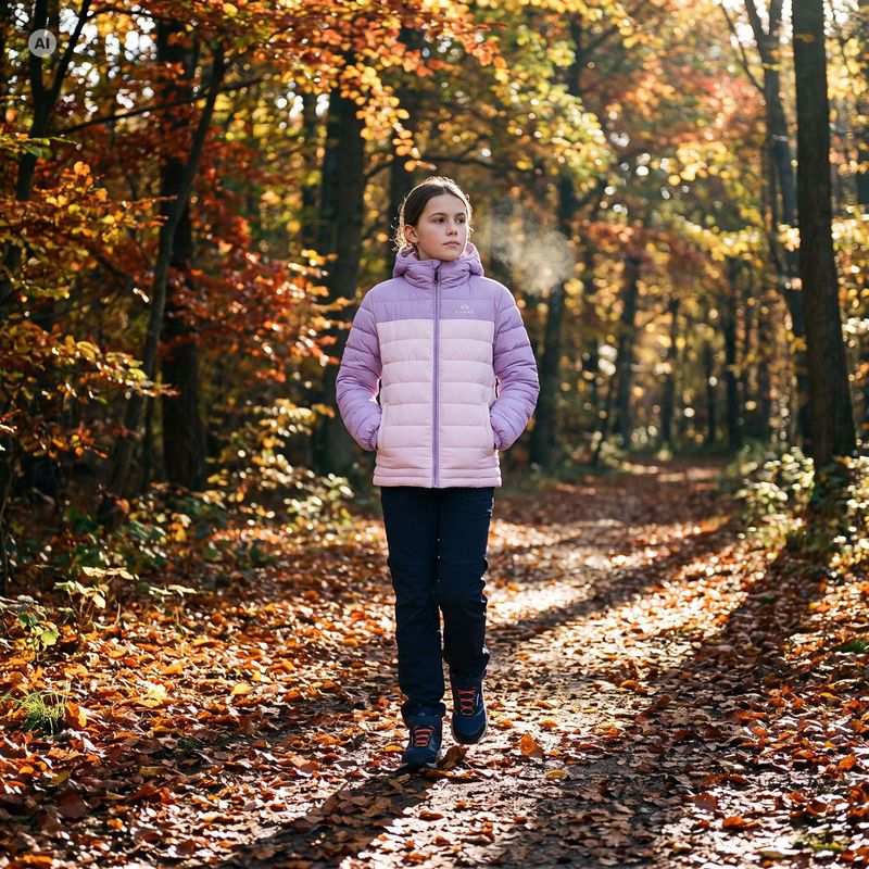 Kinderwattierte Jacke KADVA Snoway JRG lila 7