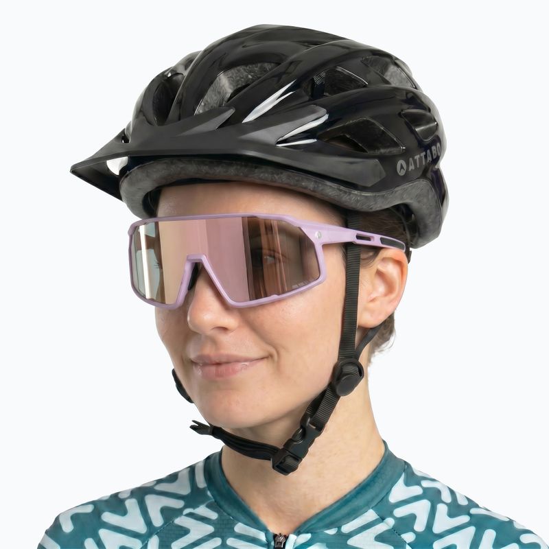 Sonnenbrille für Radfahrer ATTABO Stilb photochromic violet 2