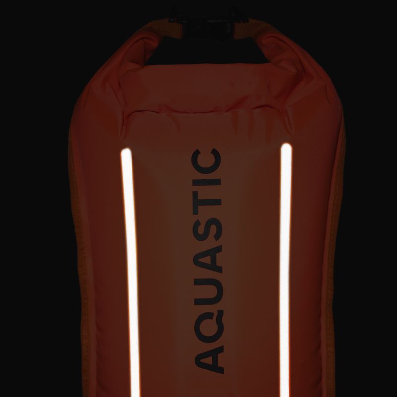 Sicherheitsboje zum Schwimmen mit Tasche AQUASTIC double-chamber orange 8