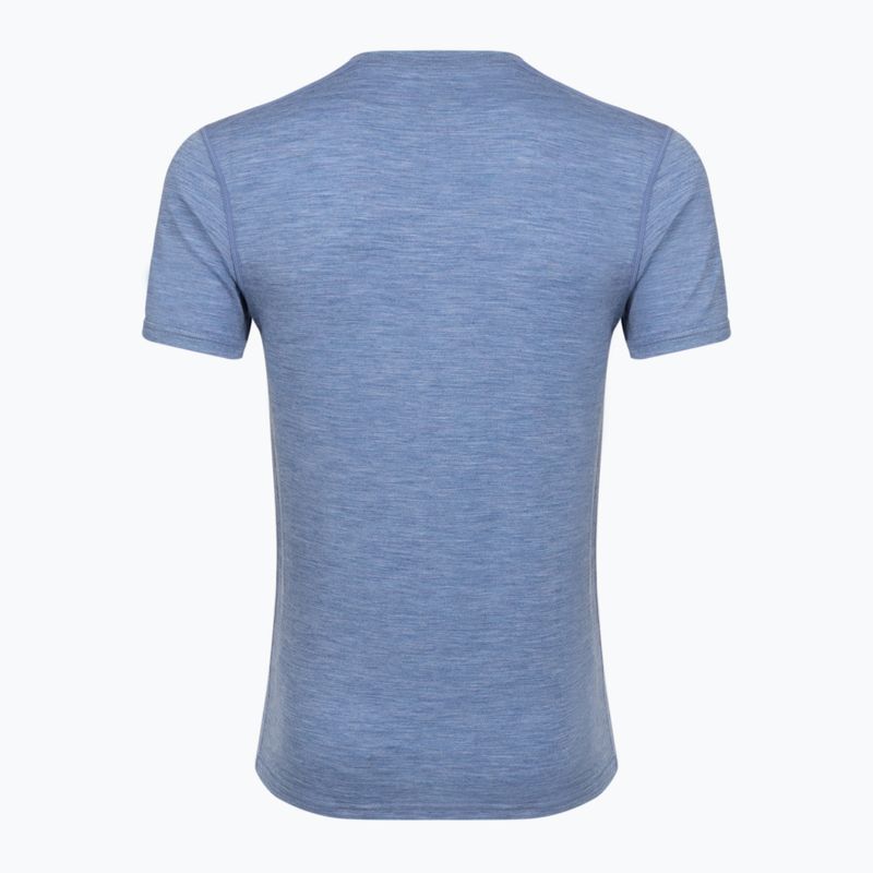 Herren Funktionsshirt WOOLCANO Merino 100% TEE0546 blue 2