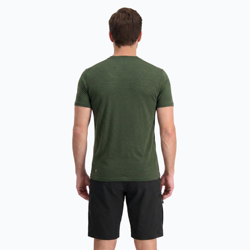 Herren Funktionsshirt WOOLCANO Merino 100% TEE0546 grün 3