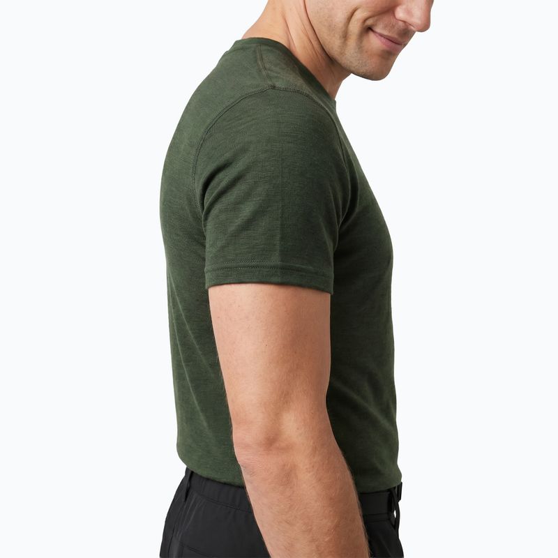 Herren Funktionsshirt WOOLCANO Merino 100% TEE0546 grün 4