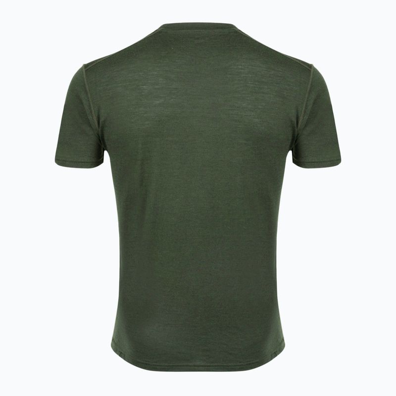 Herren Funktionsshirt WOOLCANO Merino 100% TEE0546 grün 6