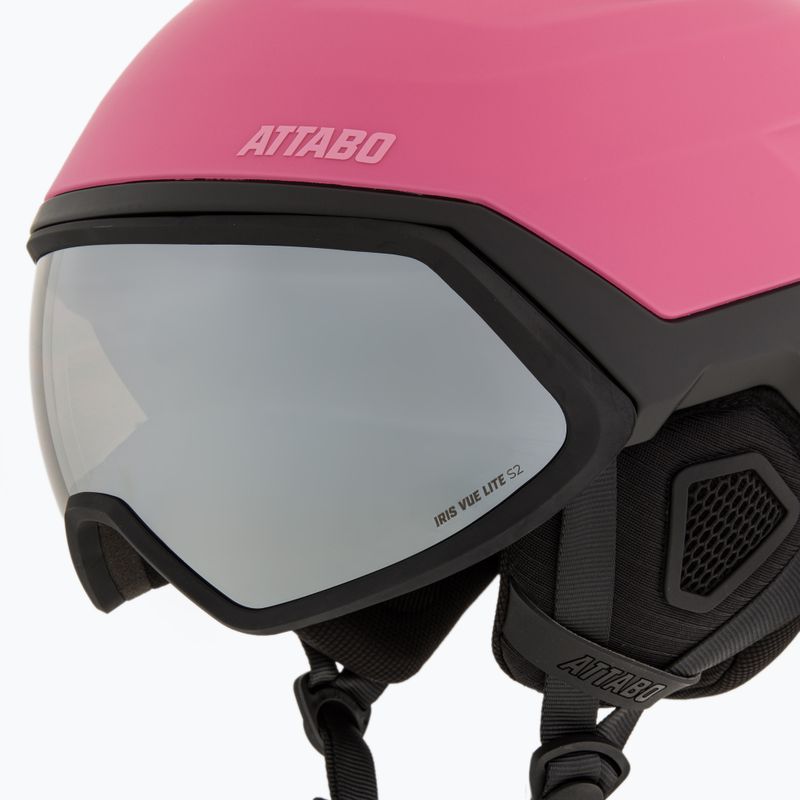 Kinder-Skihelm ATTABO Avens 3.0 Jr Visor ERT Pink 14