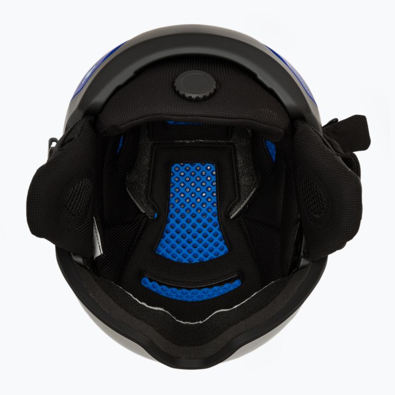 Kinder-Skihelm ATTABO Avens 3.0 Jr Visor ERT Niebieski 12