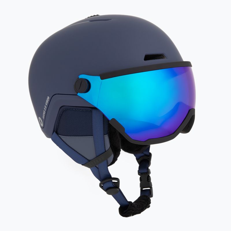 Kinder-Skihelm ATTABO Avens 2.0 Jr Visor dark blue
