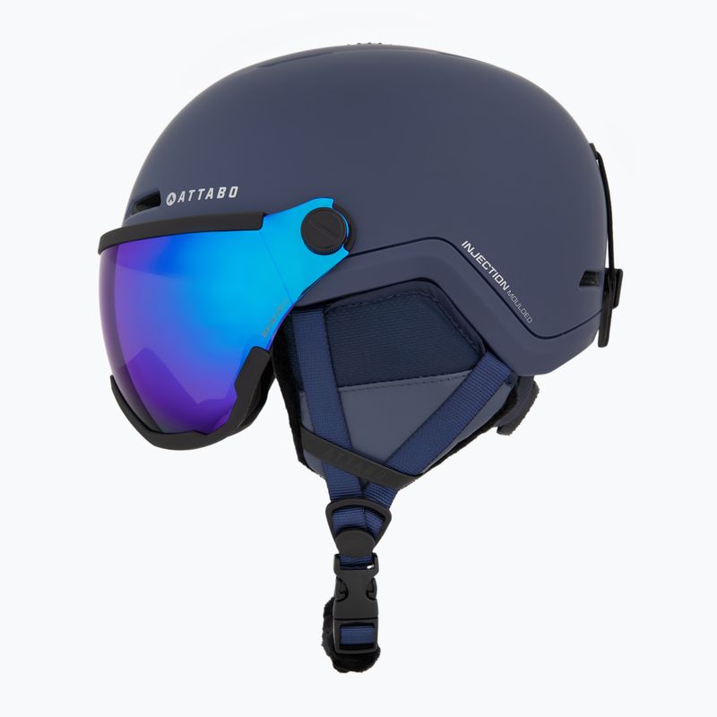 Kinder-Skihelm ATTABO Avens 2.0 Jr Visor dark blue 3